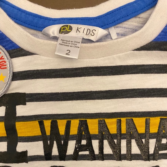 2/$20💥PL Boys Long Sleeve T-Shirt (2T) - Picture 3 of 4